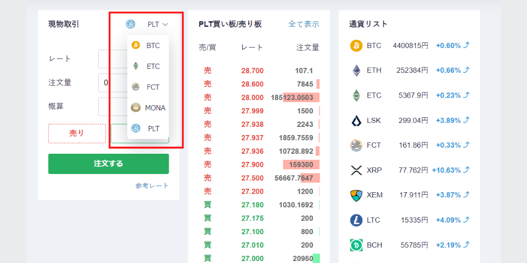 Coincheck取引所